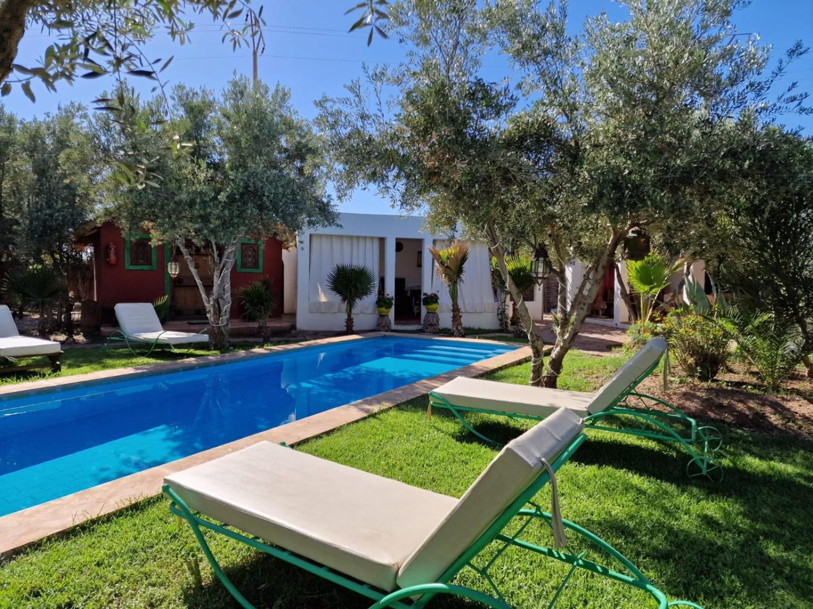Manzal Lahbab, 2Villas 2Bungalows 2Piscines Et Jardins Ouled Jelal Exterior photo